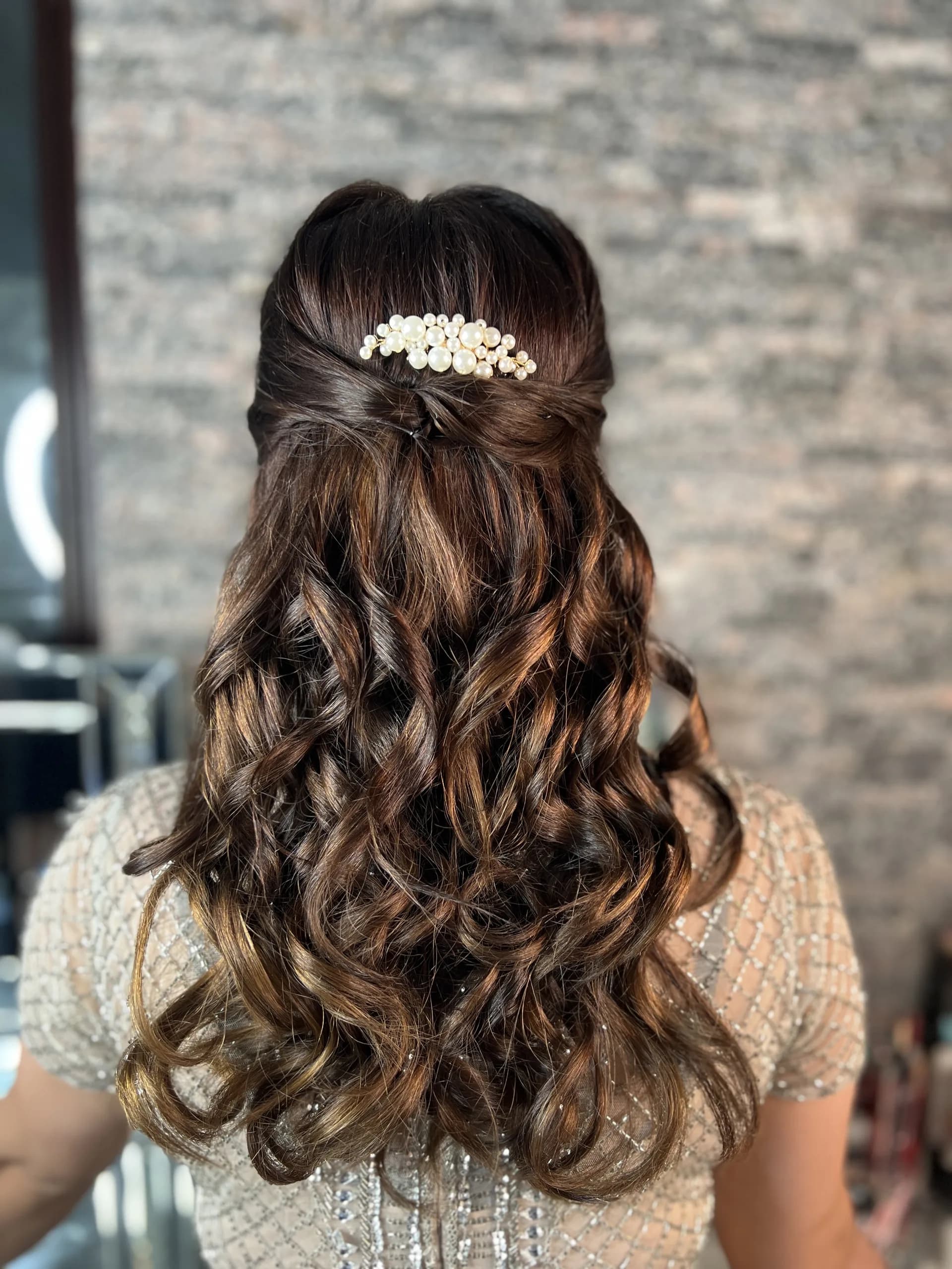 Komplettes Make-up und Styling Ergebnis